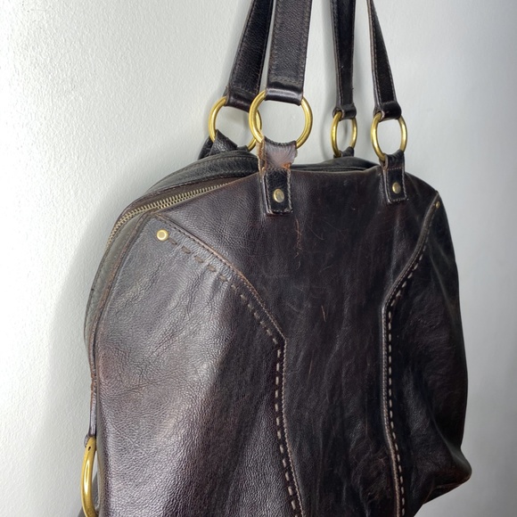 YSL Large Muse Bag - Chocolate Brown - Picture 8 of 12